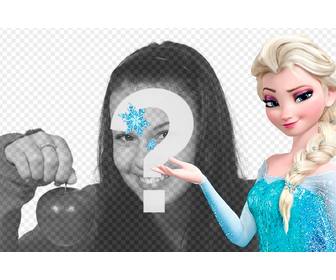 online collage to put your photo with princess elsa of frozen
