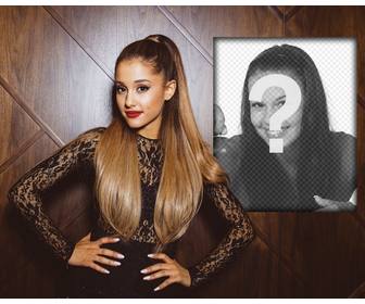 photomontage with ariana grande to put ur photo