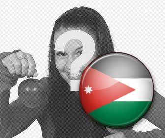 online photo montage to put the jordanian flag in ur profile picture