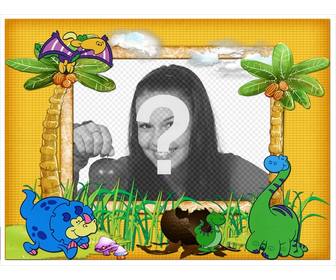 frame photos of fun dinosaurs to do with ur photos