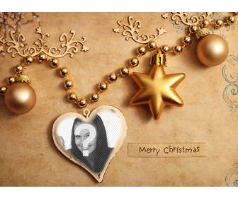 christmas ornaments for uploading ur photo inside heart