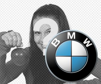 bmw logo sticker for ur photos