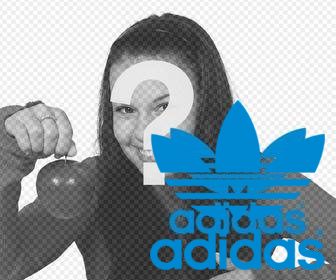 sticker of adidas originals logo for ur photos