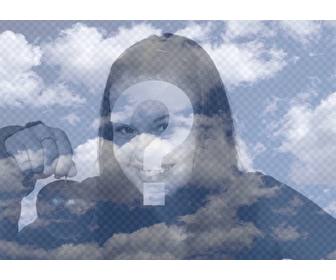 photo effect of clouds to put over your photo