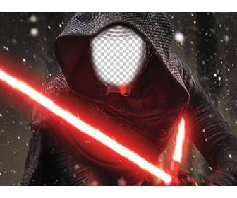 photomontage of kylo ren to put your photo in his face