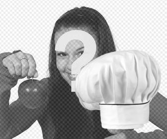 sticker of chefs hat to put on your photos