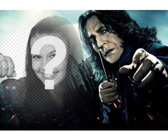 photo effect of severus snape to upload ur photo