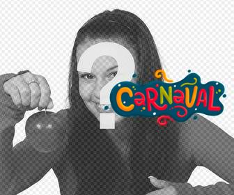 decorate ur photos with this sticker of carnaval for free