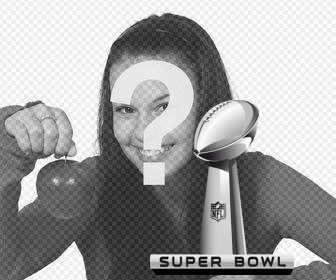 super bowl trophy to put on ur favorite photos for free
