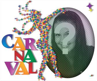 colorful effect to celebrate carnival with ur photo and for free