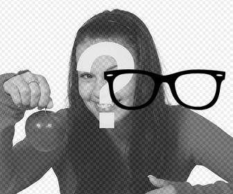 retro glasses to wear them on your photos and for free