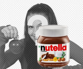if u love nutella then put this sticker on ur photos