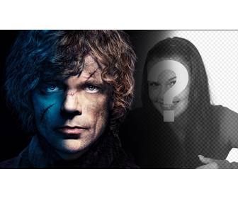 effect of tyrion lannister face where u can add photo