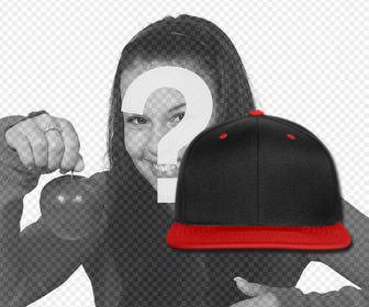 hip hop style hat to put on your pictures and for free