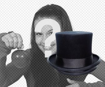 wear black top hat with this elegant sticker