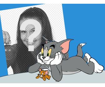 your photo with tom and jerry with this photo effect