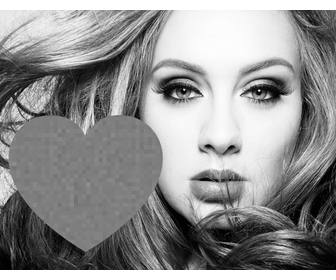 free photo effect for fans of the singer adele