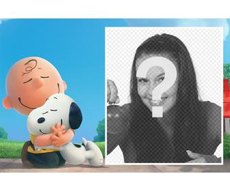 the best friends snoopy and charlie brown accompanying u in ur photo