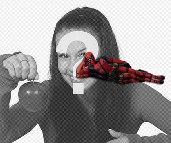 deadpool lying and that u can put him on ur photos as sticker
