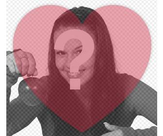 filter to put transparent heart over your photos