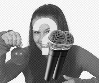 online sticker to paste microphone on your pictures