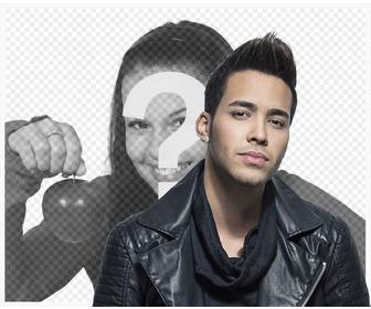 photo effect with the singer prince royce to add ur photo