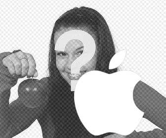 decorative logo sticker of apple to paste on ur pictures