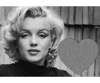 photo effect with the beautiful marilyn monroe to add ur photo for free