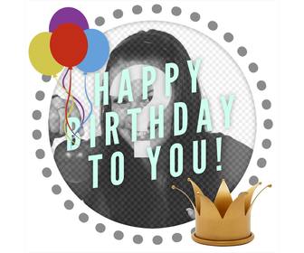 editable frame to celebrate birthday decorating ur profile picture