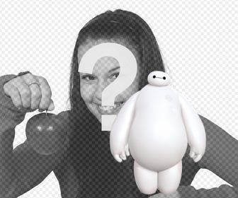 add baymax in ur photos with this free photo effect