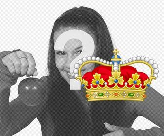 royal queen crown to paste on your photos as an online sticker