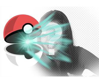catch your friends with this photo effect of pokeball opening