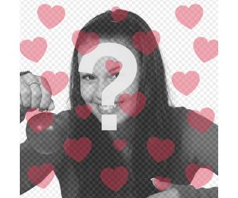 ffloating hearts on your photos with this filter to edit online