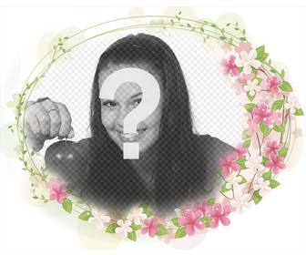 frame to add to your photos beautiful flowers around it and free