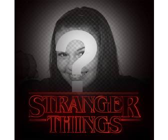 photo effect of stranger things to edit with your photo online