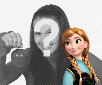 princess anna from frozen in ur photos with this free effect