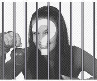 steel bars to add on your photos to give an effect of prison