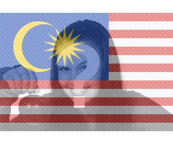 virtual filter to add on ur photos the malaysia flag