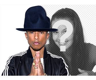 ur photo with singer pharrell williams