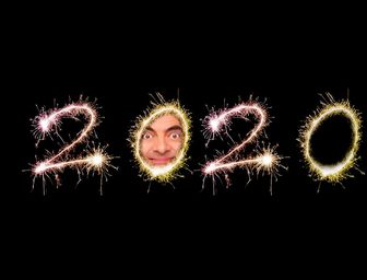 effect to put ur photo in the year 2024 zero of fireworks