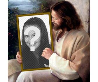 put your picture in picture that holds jesus christ