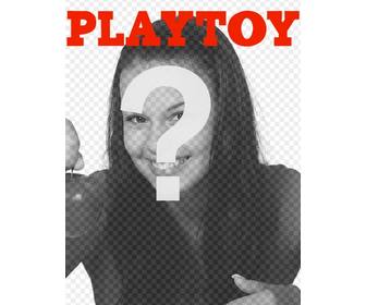 playtoy magazine cover personalized with ur photo u can add text save or send the joke to ur friends by email