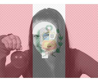peru flag online photomontage