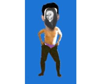 animated photo montage in which you put face to the body of boy dancing with passion cartoon proportions