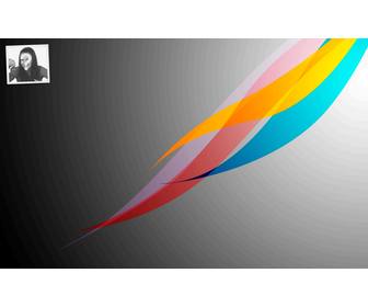 twitter background template with your photo of colors ang grey background