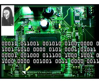 fund to put ur photo of electronic circuit and binary numbers