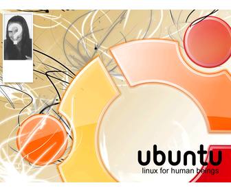 twitter background for your twitter account of ubuntu linux to put your photo on the side