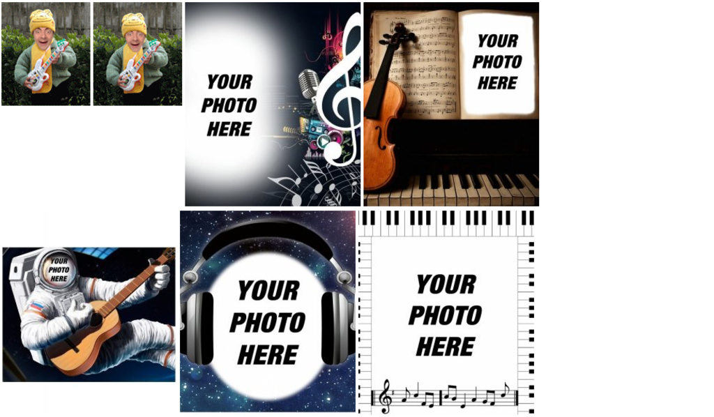 Music photo effects