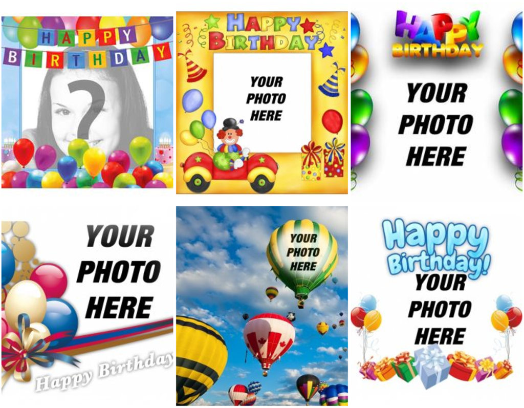 Photo effects with balloons for your photos