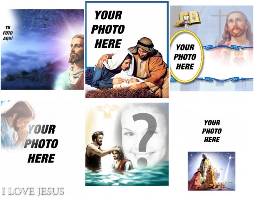 Effects with the image of Jesus